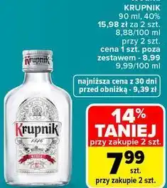 Carrefour Market Wódka KRUPNIK oferta
