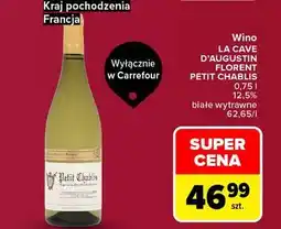 Carrefour Market Wino LA CAVE D'AUGUSTIN FLORENT PETIT CHABLIS oferta