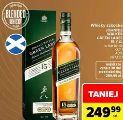 Carrefour Market Whisky szkocka Johnnie Walker Green Label 15 Y.O oferta
