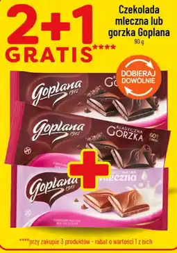 Polomarket Czekolada mleczna lub gorzka Goplana oferta