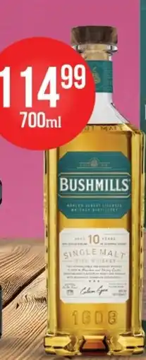 Al.Capone Bushmills Single Malt Irish Whiskey oferta
