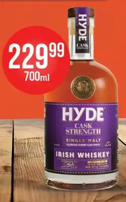 Al.Capone Hyde Cask Strength Single Malt Irish Whiskey oferta