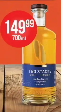 Al.Capone Two Stacks Irish Whiskey Double Barrel - Single Malt oferta