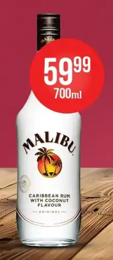 Al.Capone Malibu Caribbean Rum with Coconut Flavour oferta