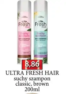 ADEKS Ultra Fresh Hair suchy szampon classic, brown oferta
