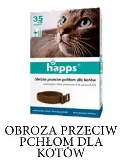 ADEKS Obroza Przeciw Pchłom dla Kotów Happs oferta