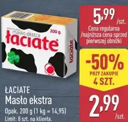 ALDI ŁACIATE Masło ekstra oferta