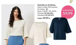 Tchibo Koszulka ze strukturą Tchibo granatowa oferta