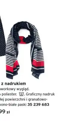 Tchibo Szal damski z nadrukiem oferta
