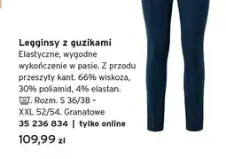 Tchibo Legginsy z guzikami Tchibo granatowe oferta