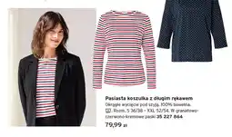 Tchibo Pasiasta koszulka z długim rękawem Tchibo oferta