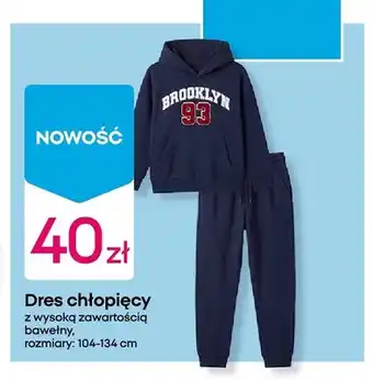 Dres chłopięcy z wysoką zawartością bawełny