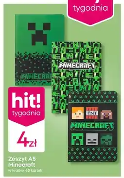 Pepco Zeszyt A5 Minecraft oferta