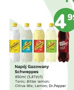 Limonka Napój gazowany Schweppes Lemon oferta