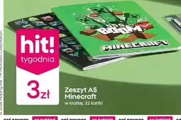 Pepco Zeszyt A5 Minecraft w kratkę oferta