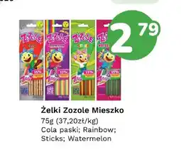 Limonka Żelki Zozole Mieszko Cola paski oferta