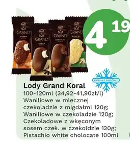 Limonka Lody Grand Koral Pistachio White Chocolate oferta
