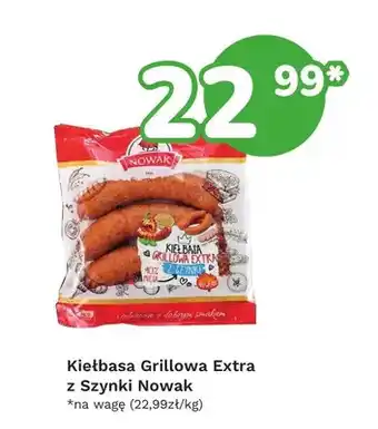 Kiełbasa grillowa extra z szynki Nowak