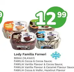 Limonka Lody Familia Forneri Vanilla Flavour & Cocoa Sauce oferta