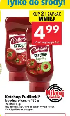 Lewiatan Ketchup Pudliszki pikantny oferta