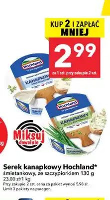 Lewiatan Serek kanapkowy Hochland ze szczypiorkiem oferta