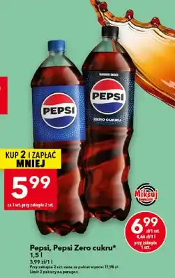 Lewiatan Napój gazowany Pepsi Zero cukru oferta