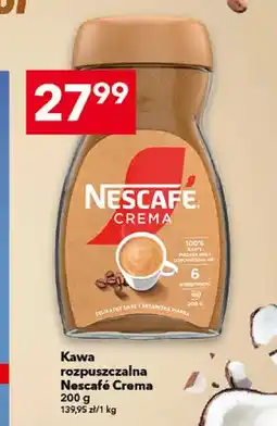 Lewiatan Kawa rozpuszczalna Nescafé Crema oferta
