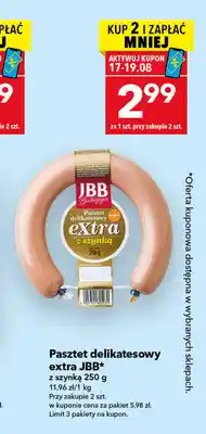 Lewiatan Pasztet delikatesowy extra z szynką JBB oferta