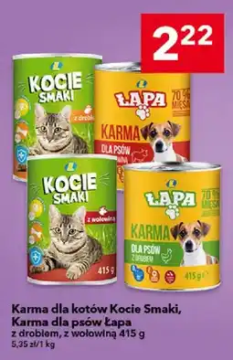 Lewiatan Karma dla kotów Kocie Smaki z drobiem oferta