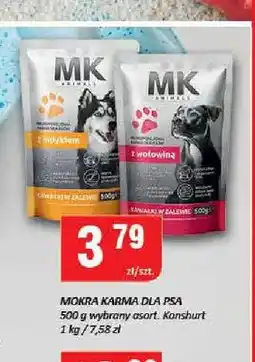 Chorten Mokra karma dla psa MK z wołowiną oferta