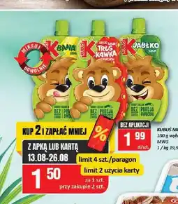 Chorten Mus owocowy Kubuś 100% jabłko oferta