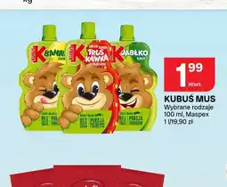Chorten Mus owocowy Kubuś oferta
