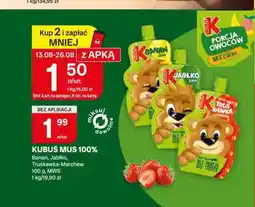 Chorten Mus Kubuś 100% banan oferta