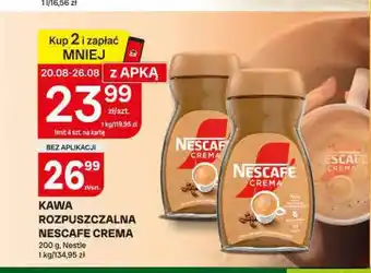 Kawa rozpuszczalna Nescafe Crema