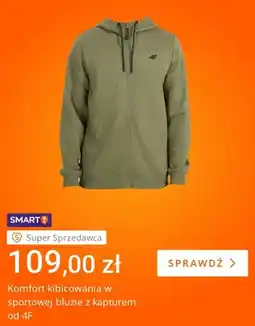 Allegro Sportowa bluza z kapturem 4F oferta