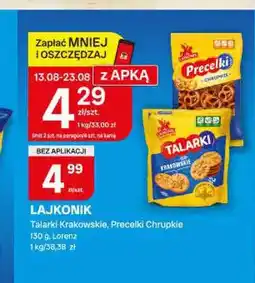Chorten Precelki Chrupkie Lajkonik oferta