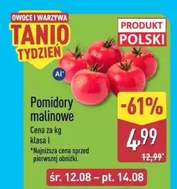 ALDI Pomidory malinowe oferta