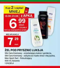 Chorten Żel pod prysznic Luksja Silk Care Kremowy orzeźwiający kokos i gardenia oferta