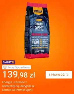 Allegro Karma dla psów sucha Primal Spirit Iberian Pork oferta