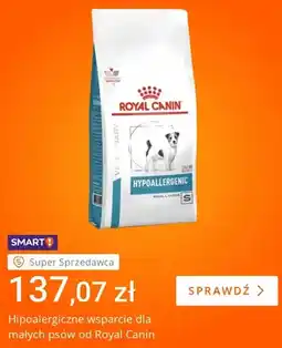 Allegro Karma dla psów Royal Canin Veterinary Hypoallergenic Small Dogs oferta