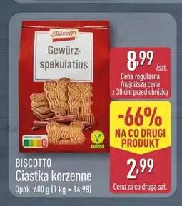 ALDI Ciastka korzenne Biscotto Gewürz-spekulatius oferta