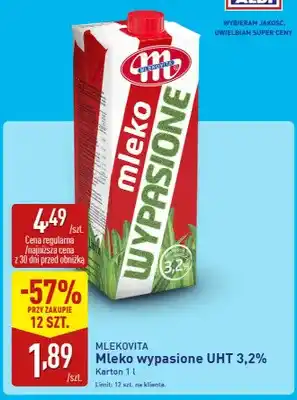 Mleko UHT wypasione 3,2% Mlekovita