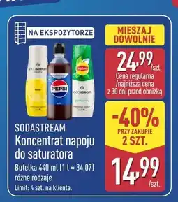 ALDI Koncentrat napoju do saturatora Sodastream oferta