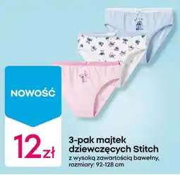 Pepco Majtki dziewczęce Stitch oferta