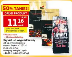 Auchan Brykiet z węgla drzewnego oferta