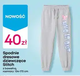 Pepco Spodnie dresowe dziewczęce Stitch oferta