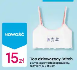 Pepco Top dziewczęcy Stitch oferta