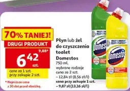 Auchan Płyn lub żel do czyszczenia toalet Domestos oferta