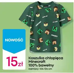 Pepco Koszulka chłopięca Minecraft oferta