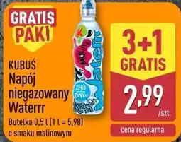 ALDI Kubuś Napój niegazowany Waterrr o smaku malinowym oferta